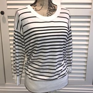 Light black and white sweater